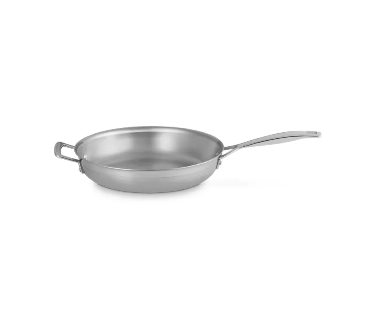 Trijų sluoksnių nerūdijančio plieno keptuvė be dangos, Ø28 cm