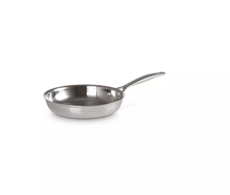 Trijų sluoksnių nerūdijančio plieno keptuvė be dangos, Ø24 cm