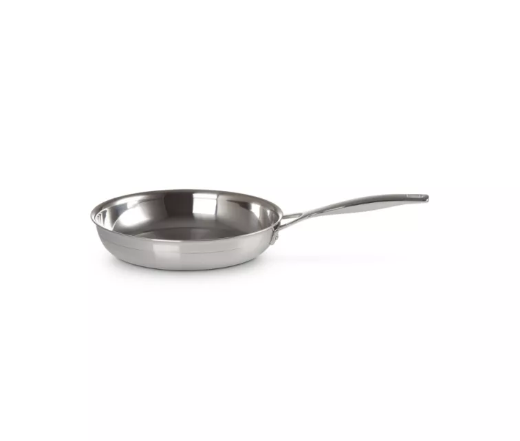 Trijų sluoksnių nerūdijančio plieno keptuvė be dangos, Ø24 cm