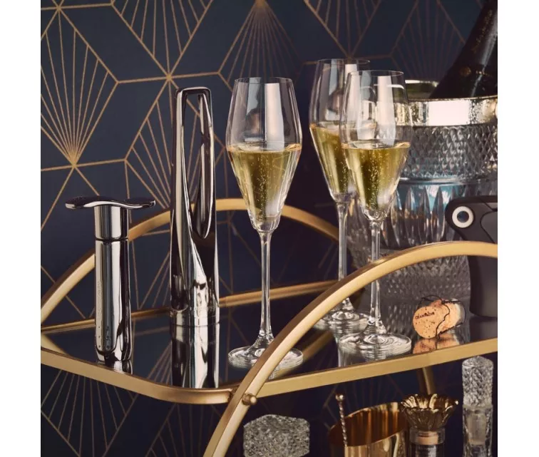 Le Creuset Sparkling Wine Cork Catcher SW-105 Champagne Cork Catcher 23x5cm black nickel