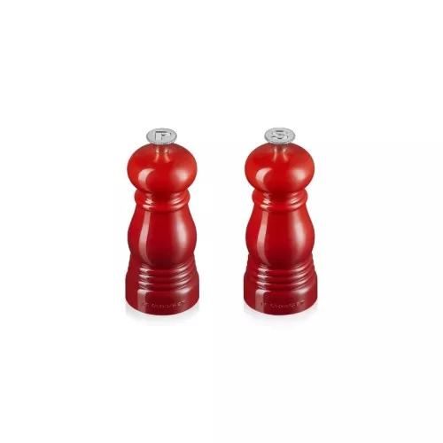 Le Creuset Salt and pepper grinder set 11cm red