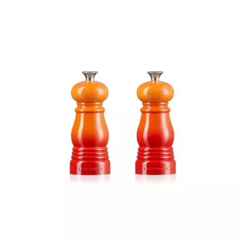 Le Creuset Salt and pepper grinder set 11cm orange