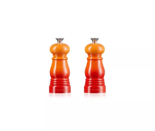 Le Creuset Druskos ir pipirų malūnėlių rinkinys 11 cm oranžinis