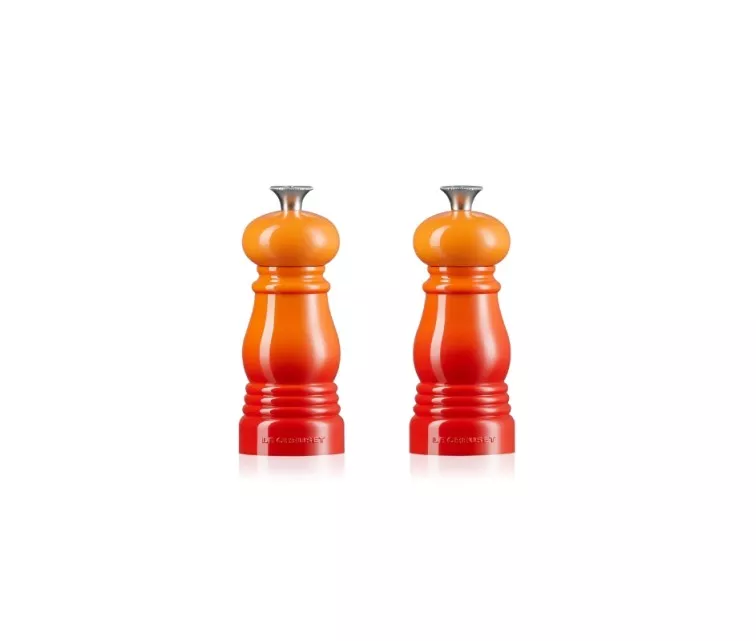 Le Creuset Salt and pepper grinder set 11cm orange