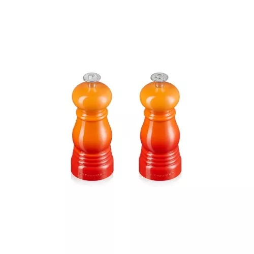 Le Creuset Salt and pepper grinder set 11cm orange
