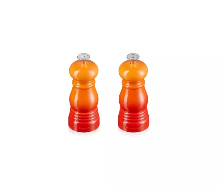 Le Creuset Salt and pepper grinder set 11cm orange
