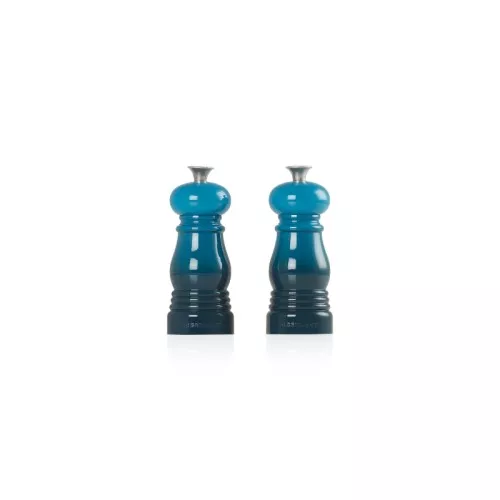 Le Creuset Salt and pepper grinder set 11cm blue