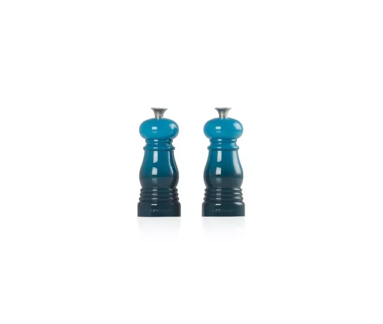 Le Creuset Salt and pepper grinder set 11cm blue