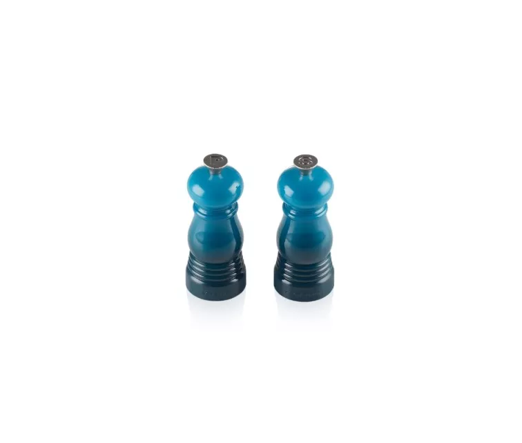 Le Creuset Salt and pepper grinder set 11cm blue