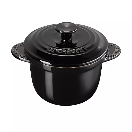 Le Creuset Mini Cocotte stoneware Ø13cm / 0,45L black