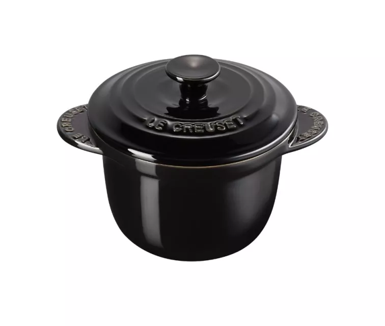 Le Creuset Mini Cocotte stoneware Ø13cm / 0,45L black