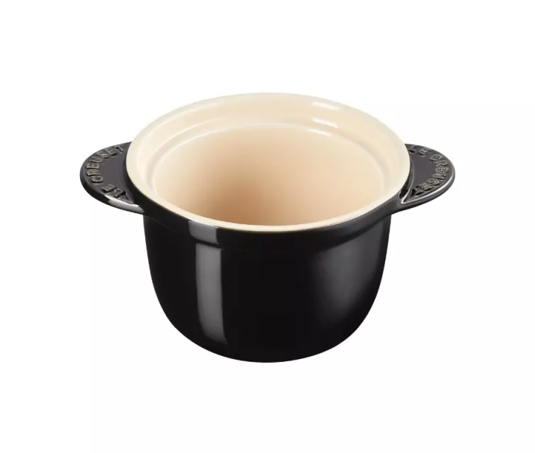 Le Creuset Mini Cocotte stoneware Ø13cm / 0,45L black