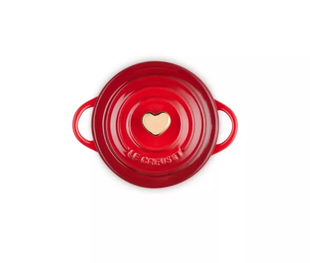 Mini Cocotte keramikos indas Ø10 cm, raudonas