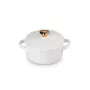 Mini Cocotte stoneware dish Ø10cm white