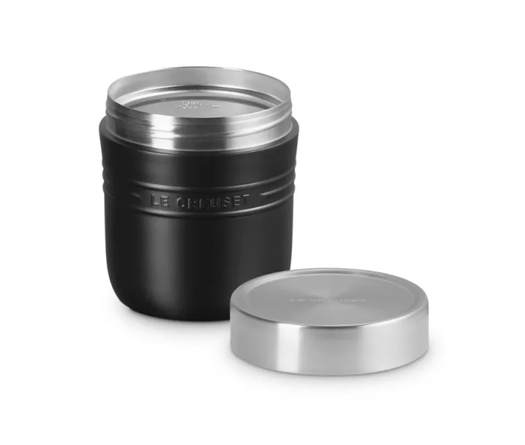 Термос для еды на ходу, 500 мл, матовый черный