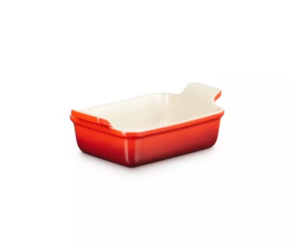 Rectangular baking dish Heritage stoneware 19x14cm / 1.1L red