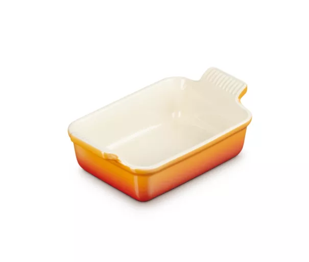 Rectangular baking dish Heritage stoneware 19x14cm / 1.1L orange
