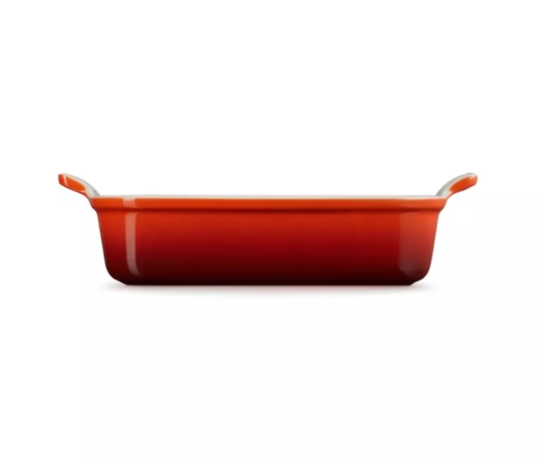 Le Creuset Rectangular Heritage Stoneware 26x19cm / 2,4L orange