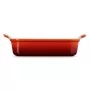 Le Creuset Rectangular Heritage Stoneware 26x19cm / 2,4L orange