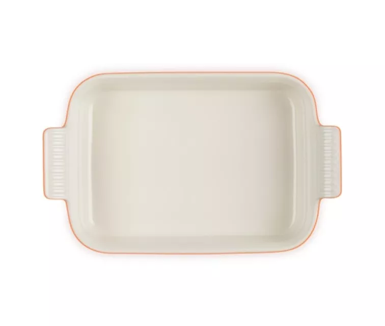 Le Creuset Rectangular Heritage Stoneware 26x19cm / 2,4L orange