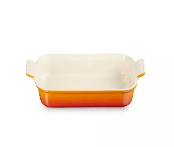 Rectangular baking dish Heritage stoneware 26x19cm / 2.4L orange