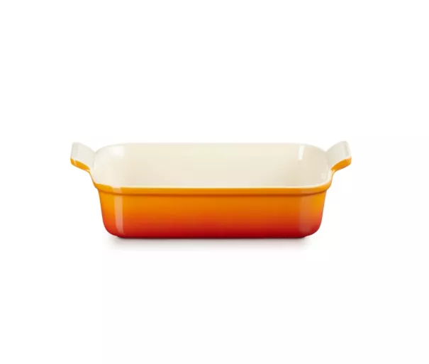 Rectangular baking dish Heritage stoneware 26x19cm / 2.4L orange