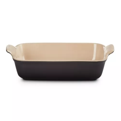 "Le Creuset" stačiakampio formos "Heritage Stoneware" 26x19cm / 2,4L juoda