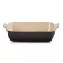 Le Creuset Rectangular Heritage Stoneware 26x19cm / 2,4L black
