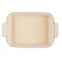 Le Creuset Rectangular Heritage Stoneware 26x19cm / 2,4L black