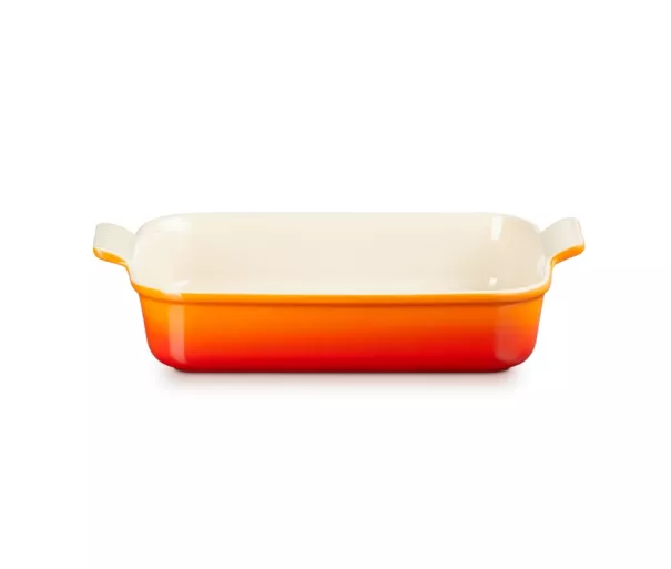 Rectangular baking dish Heritage stoneware 32x24cm / 4L orange
