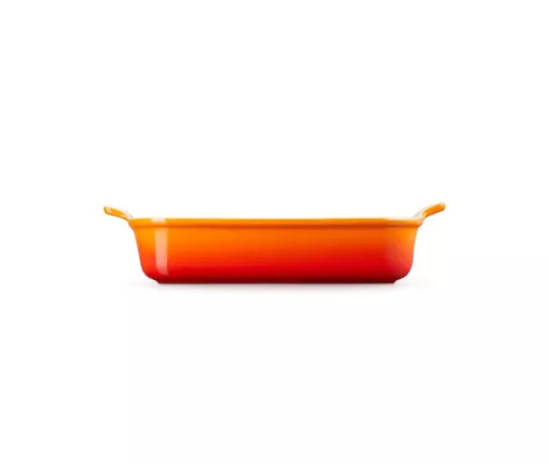 Rectangular baking dish Heritage stoneware 32x24cm / 4L orange