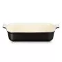 Le Creuset Rectangular Heritage Stoneware 32x24cm / 4L black