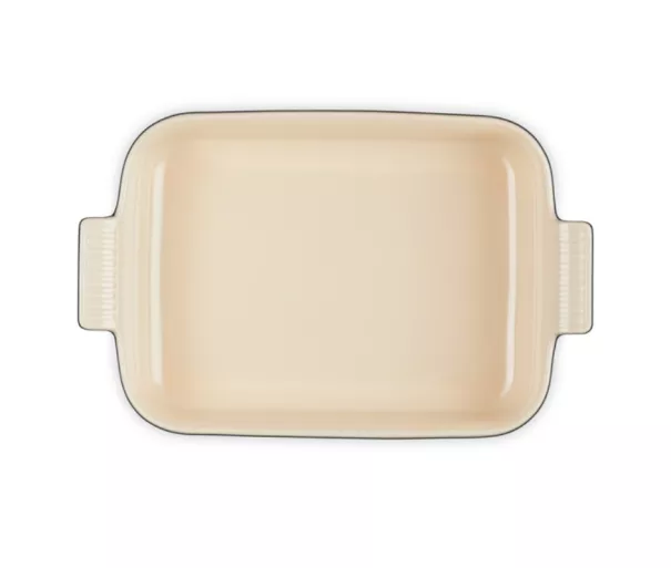 Le Creuset Ristkülikukujuline pärandkeraamika 32x24cm / 4L must