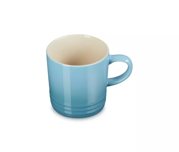 Stoneware mug 350ml turquoise blue
