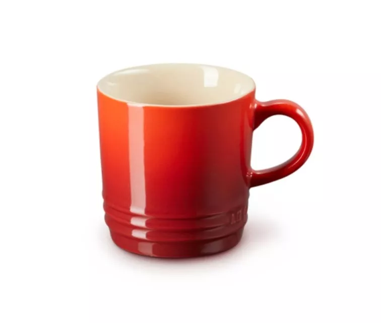 Stoneware mug 350ml red