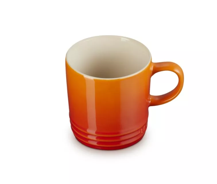 Stoneware mug 350ml orange