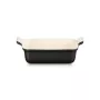 Le Creuset Cepamtrauks taisnstūra Heritage akmens masas 19x14cm / 1,1L melns