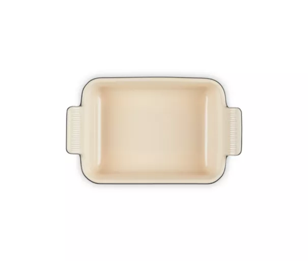 Le Creuset Cepamtrauks taisnstūra Heritage akmens masas 19x14cm / 1,1L melns