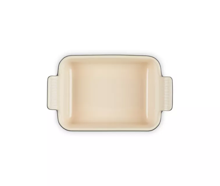 Le Creuset Cepamtrauks taisnstūra Heritage akmens masas 19x14cm / 1,1L melns