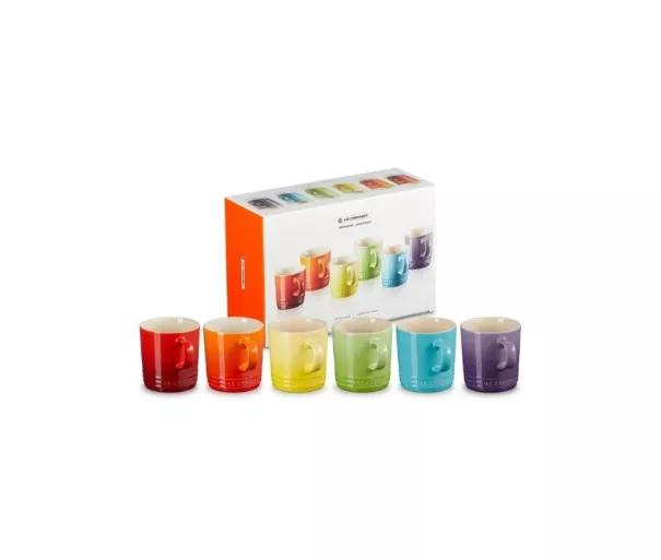 Le Creuset Krūzīšu komplekts 6 gab. akmens masas 350ml dažādās krāsās