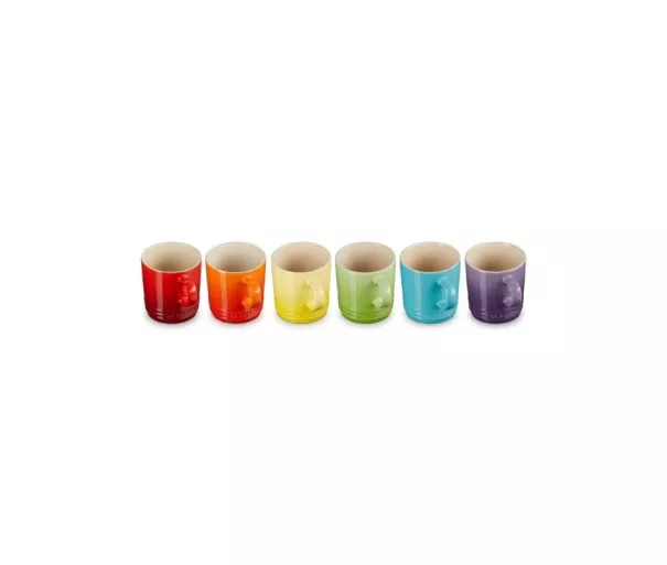 Le Creuset Krūzīšu komplekts 6 gab. akmens masas 350ml dažādās krāsās