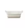 Le Creuset Rectangular Heritage Stoneware 19x14cm / 1,1L white