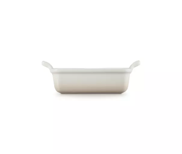 Le Creuset Cepamtrauks taisnstūra Heritage akmens masas 19x14cm / 1,1L balts