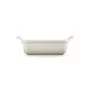 Le Creuset Rectangular Heritage Stoneware 19x14cm / 1,1L white