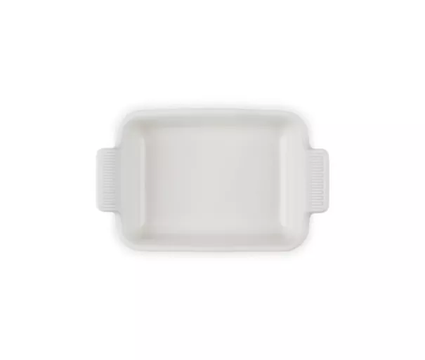 Le Creuset Cepamtrauks taisnstūra Heritage akmens masas 19x14cm / 1,1L balts