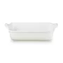 Le Creuset Rectangular Heritage Stoneware 26x19cm / 2,4L white