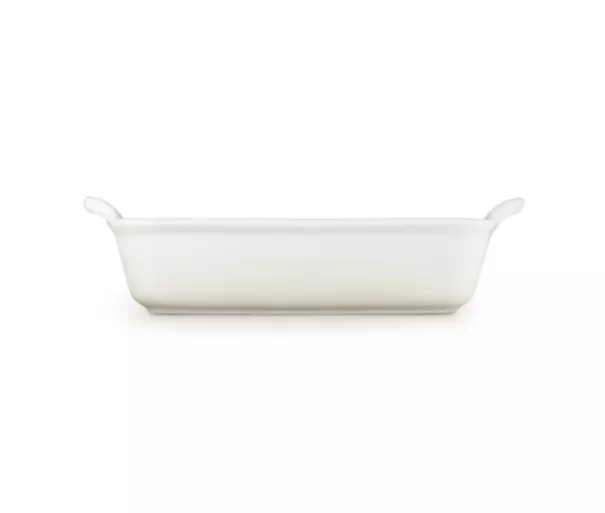 Le Creuset Cepamtrauks taisnstūra Heritage akmens masas 26x19cm / 2,4L balts