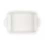 Le Creuset Rectangular Heritage Stoneware 26x19cm / 2,4L white