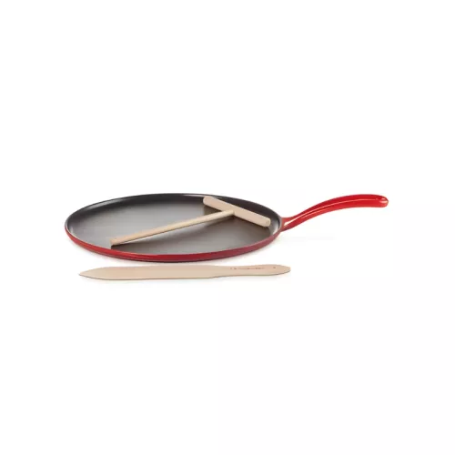 Cast iron pancake pan Ø27cm red