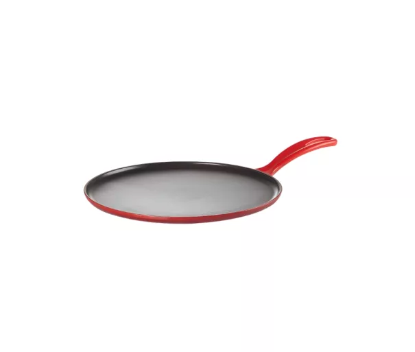 Ketaus blynų keptuvė Ø27 cm, raudona